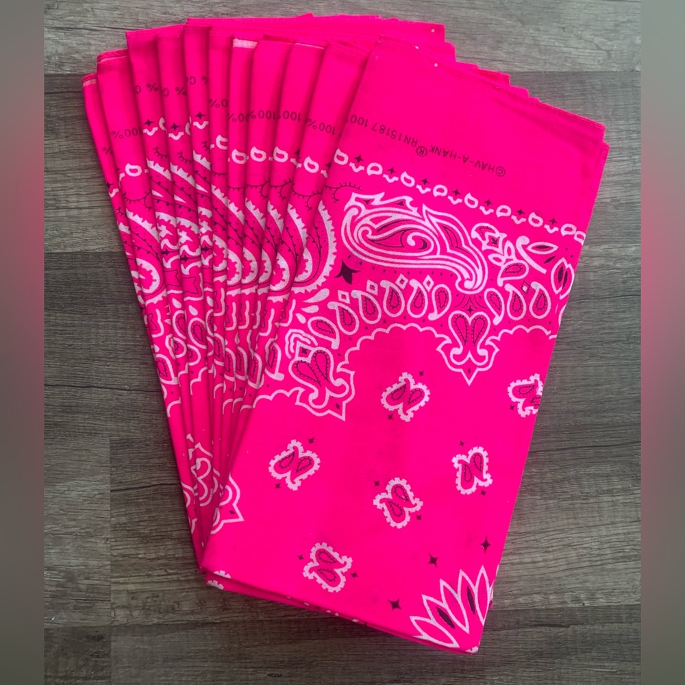 Hot Pink Handkerchief!